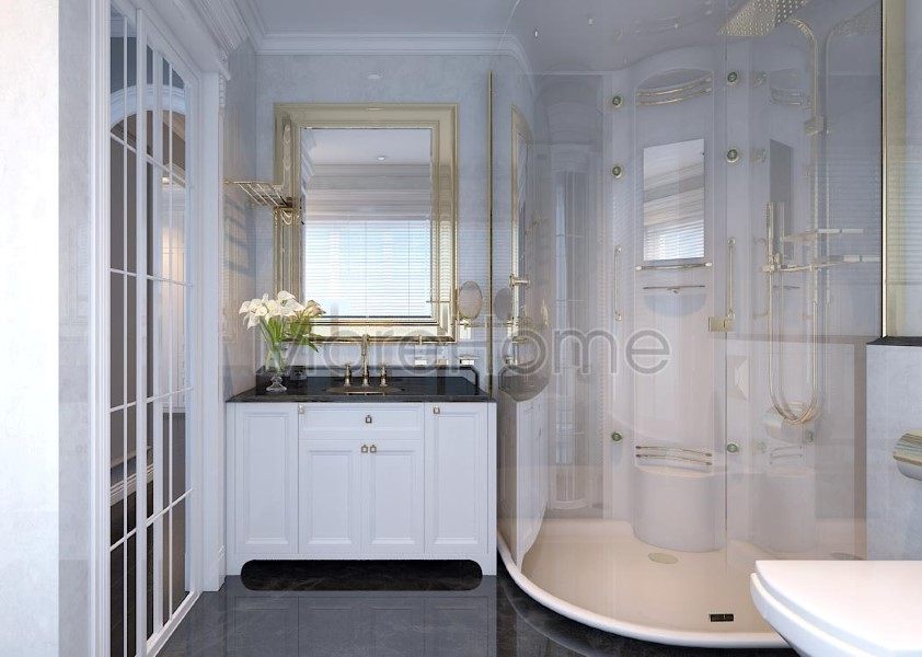 Thiết kế nội thất phòng tắm, nhà vệ sinh biệt thự EuroLand